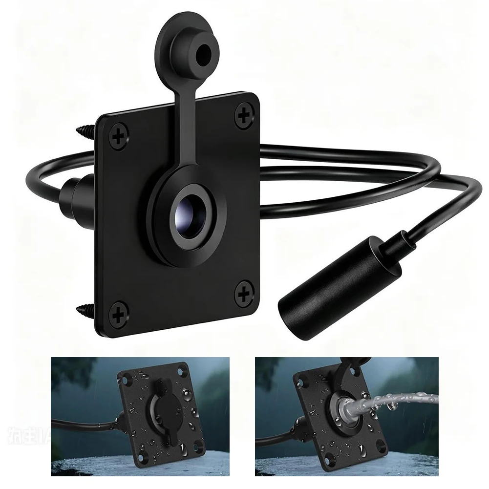 Waterproof DC 5.5×2.1mm Power Pass-Through Adapter For Starlink For Mini For RVs Boats Parts Accessories