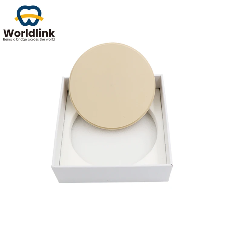 WorldLink Dental Milling Peek Blank 98MM Cutting Size Highly Biocompatible False Teeth Holder for Lab Use