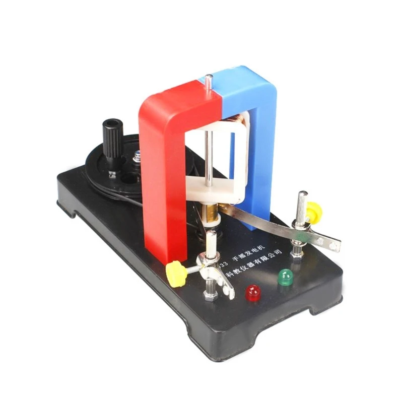 

Hand Electricity Generator Model STEM Toy Physical Teaching Instrumen for Study 601D
