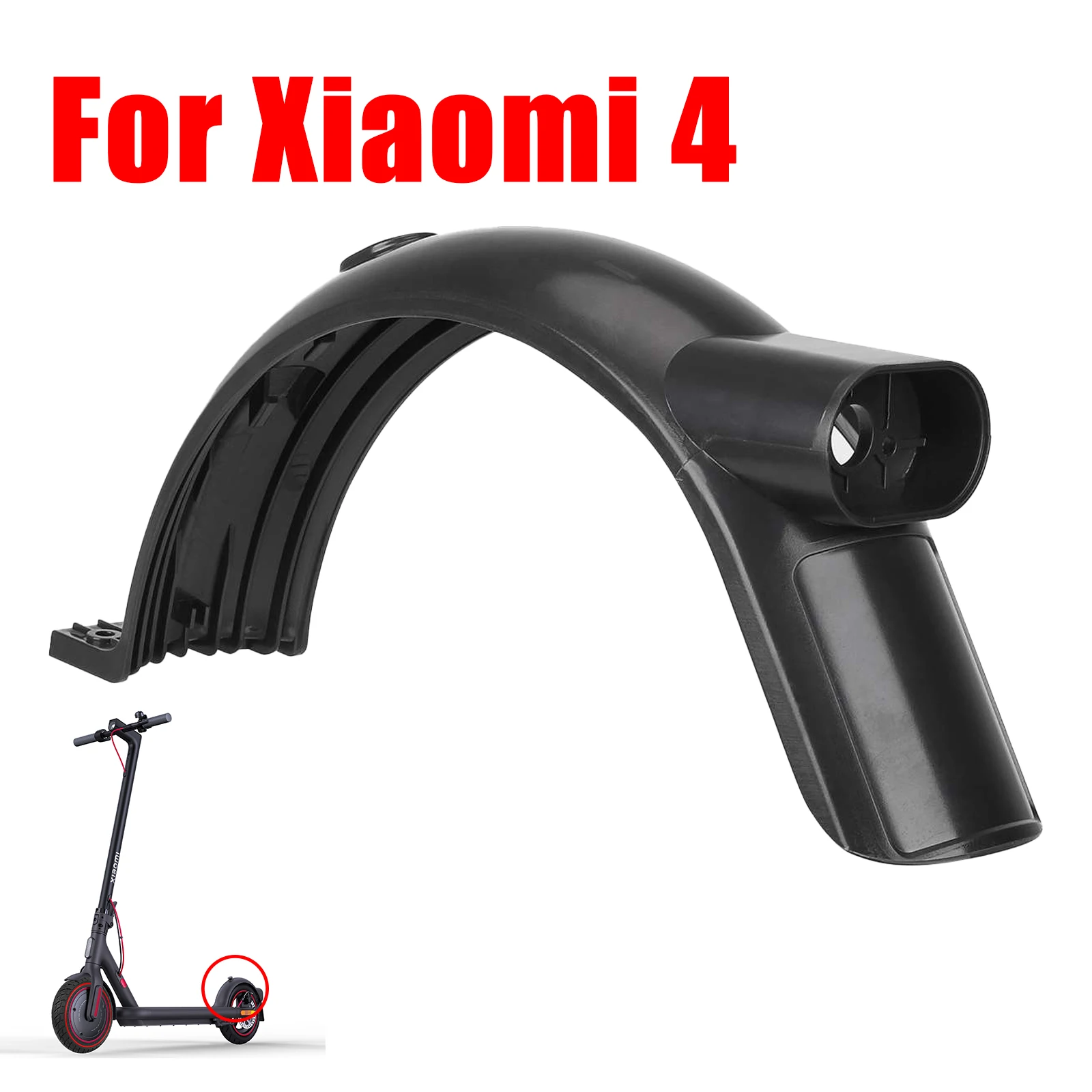 Upgraded Electric Scooter Rear Fender Mudguard Replacement Accessories Parts For Xiaomi Mijia MI4 Tire Splash Fender Hook Kit