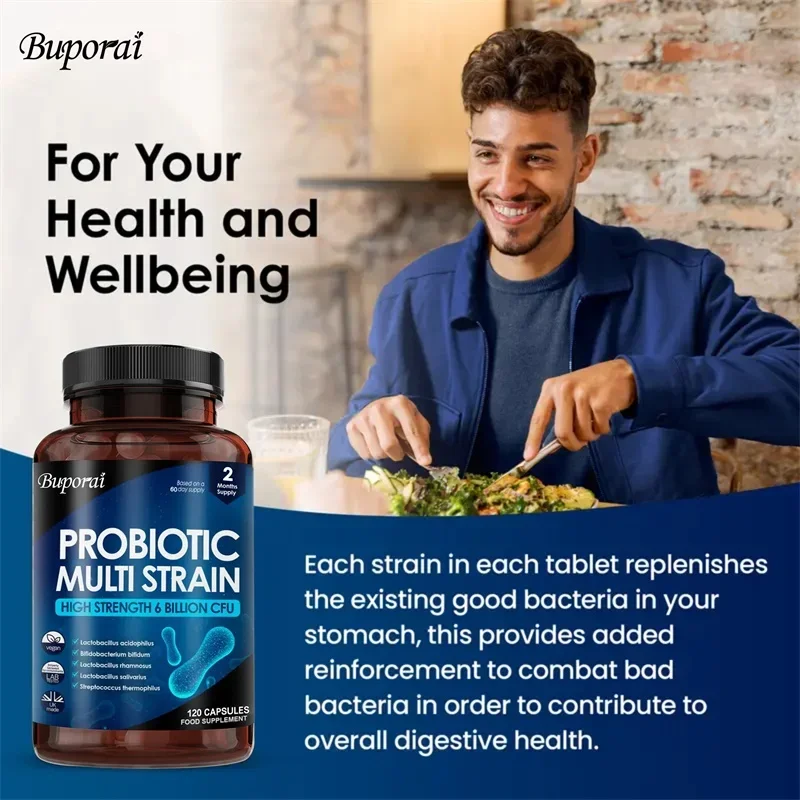 Multi-strain Probiotics - Supports Immune, Digestive and Gut Health, Boosts Metabolism, and Relieves Bloating and Constipation - Image 6