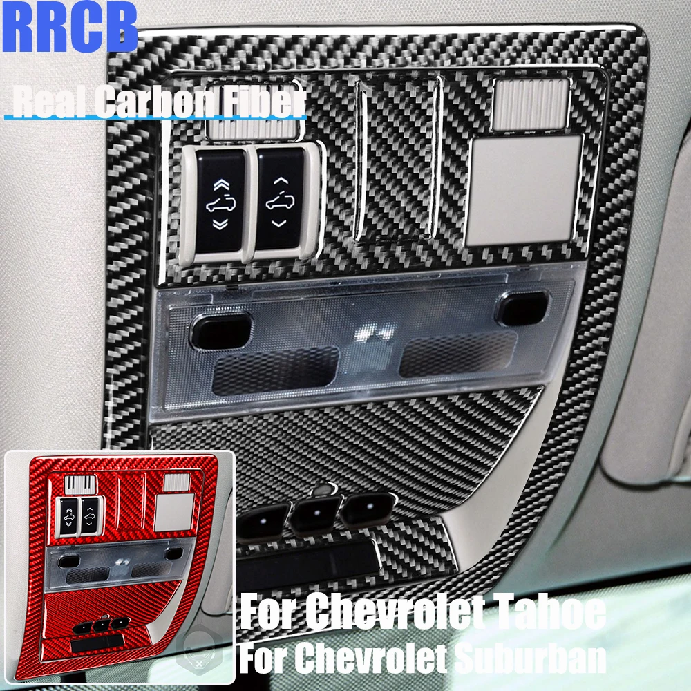

Настоящие автомобильные аксессуары из углеродного волокна, набор для управления крышей, декоративная накладка, мягкая наклейка на чехол для Chevrolet Tahoe/Suburban 2007-2014