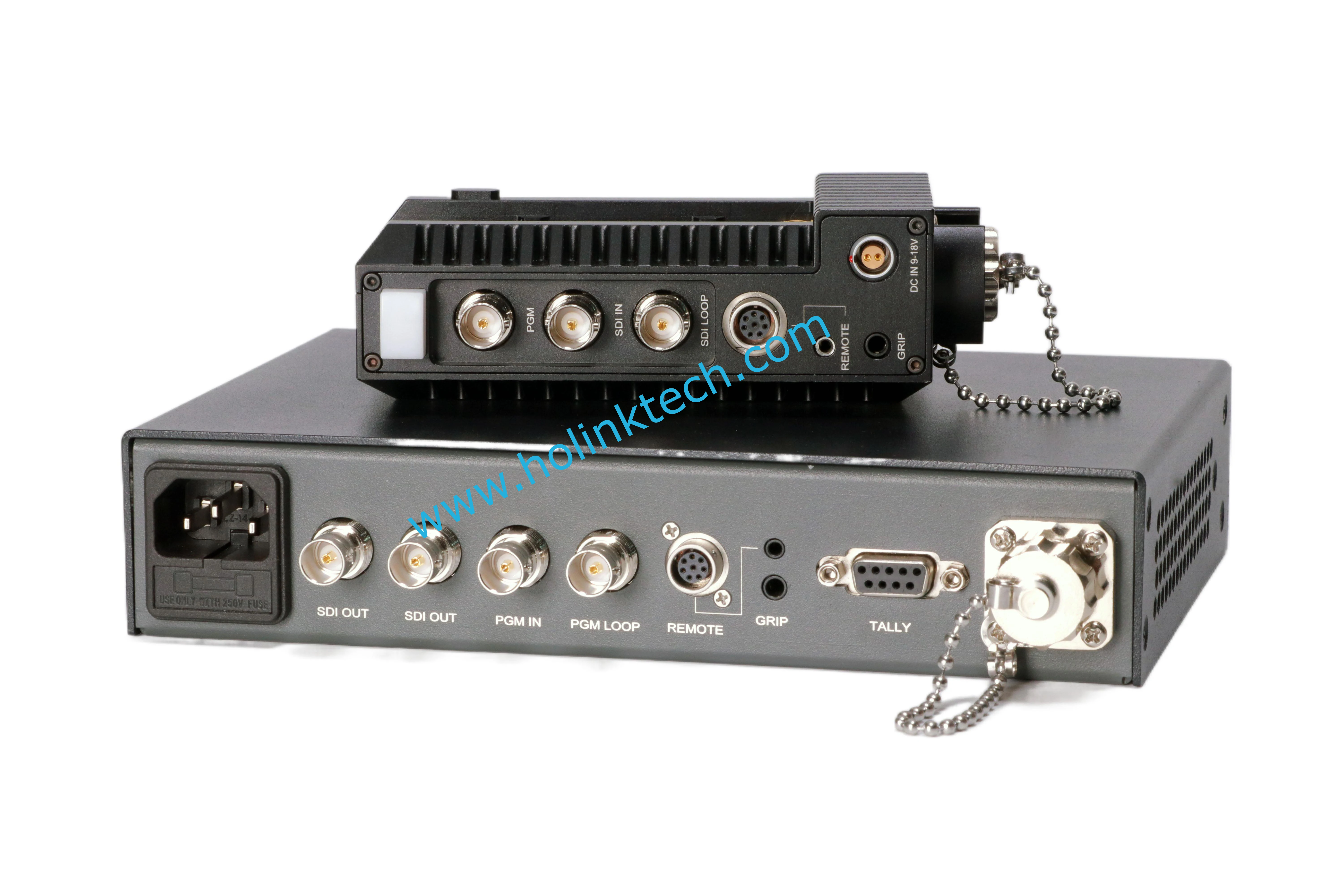 12G SDI Converters for Multi-Camera Broadcast  to Fiber Optic Remote Control System