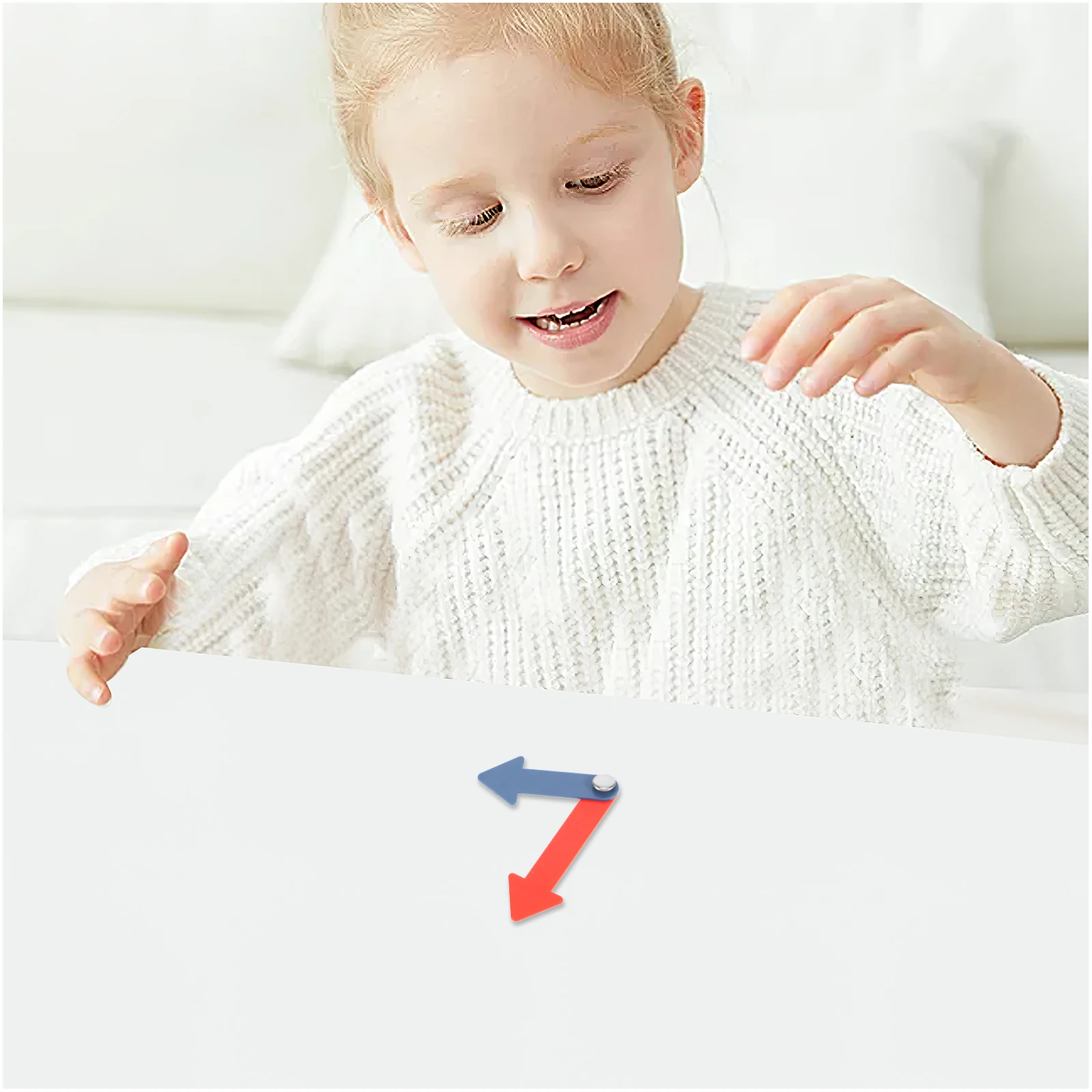 Zestaw 5 szt. plastikowych wskazówek zegarowych do samodzielnej naprawy zegarów ściennych, edukacyjny, analogowy, dla dzieci, do nauki odczytu czasu i matematyki.