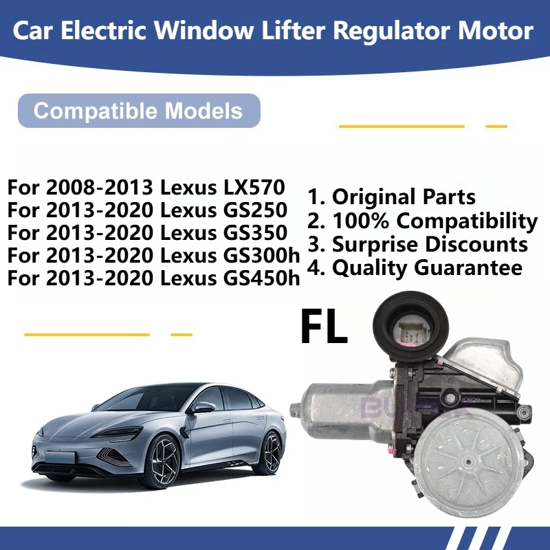 

For 2013-2020 Lexus GS250/GS350/GS300h/GS450h/GX460 2011-2015 Car Electric Window Lifter Regulator Motor Original Parts