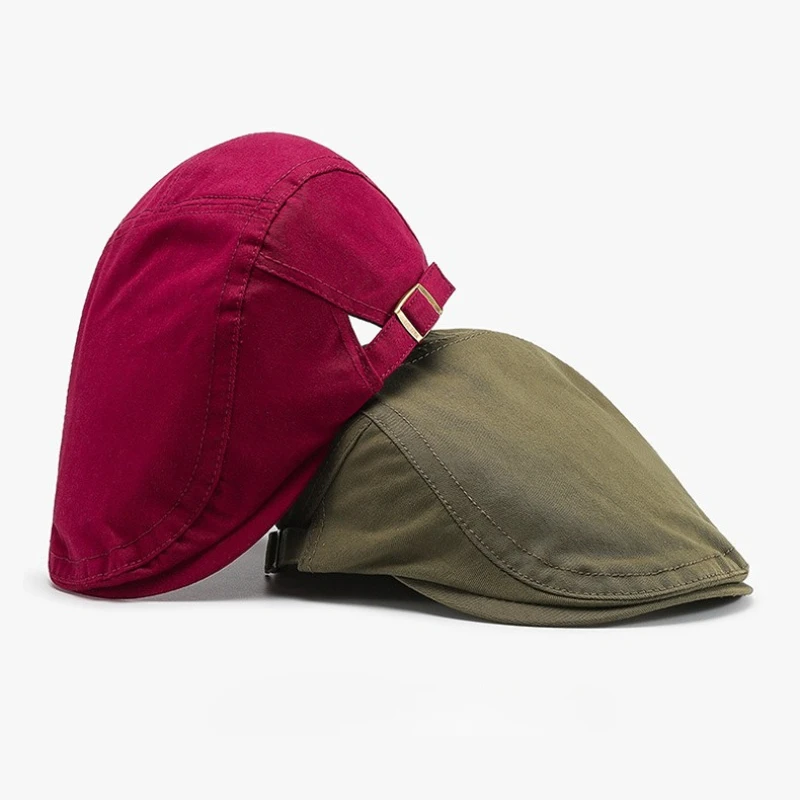 Daily Wear Pure Cotton Four-season Forward Cap Display Board Retro Men's and Women's Casual British Sun Protection Fishing