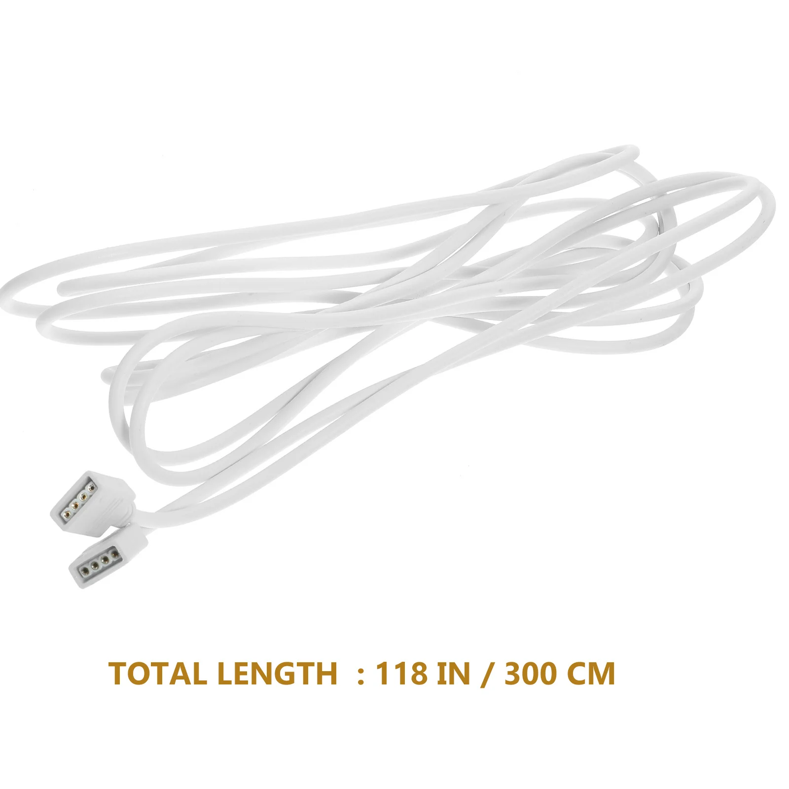 

3 Meter Rgb Light Strip Extension Cord Double-Ended Connector for Smd 5050 3528 LED Strip Extension Cable
