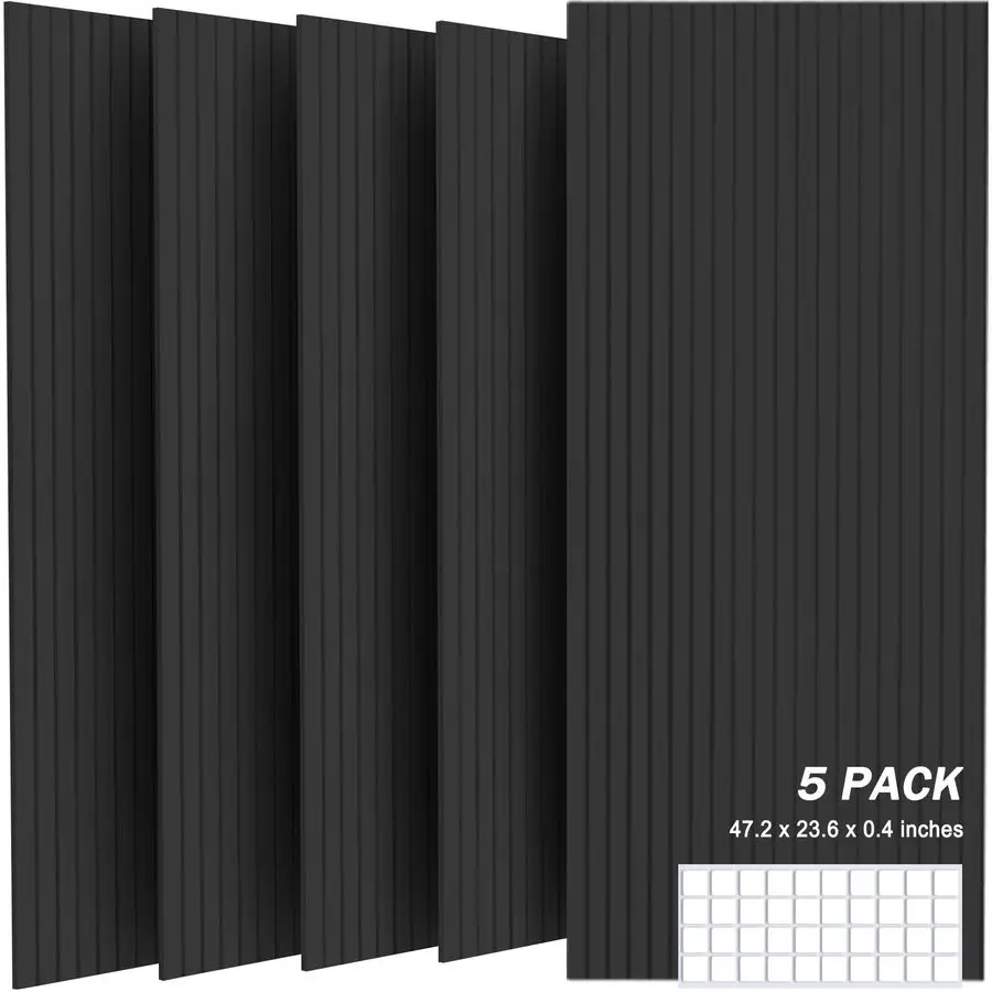 

Acoustic Panels, 48X24X0.4 Sound Proof Foam Panels for Walls, Sound Dampening Panels, Soundproof Wall Panels for Home StudioampO