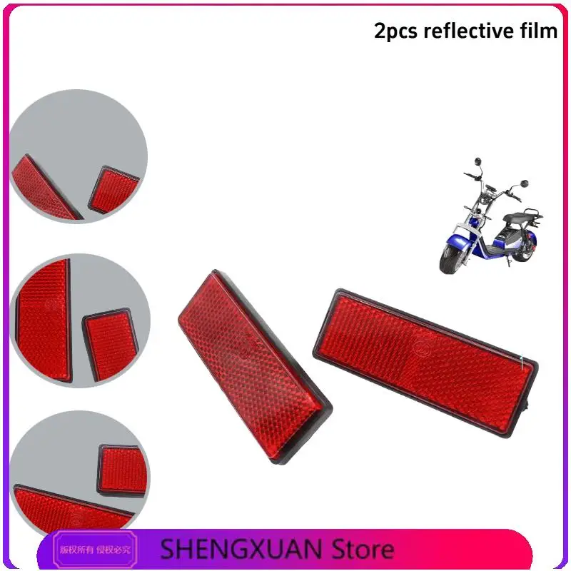 

80% hot selling!!! 2 rectangular car, motorcycle, bicycle, RV rotating safety reflectors