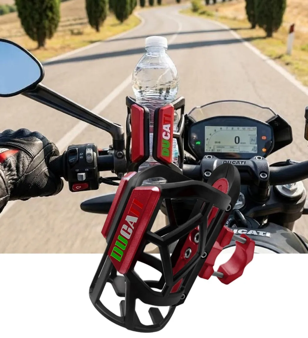 حامل أكواب الماء للدراجات النارية لدوكاتي مونستر 1200 950 937 821 797 796 795 696 695 حامل أكواب الماء عالي الجودة للدراجات النارية