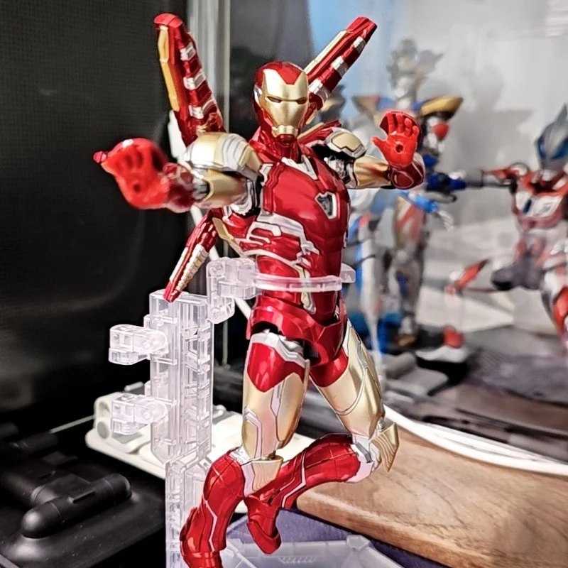 Hot Morstorm Marvel Lengend Anime Figure Ironman Mk85 Mk50 Action Figure Infinity Saga Children Toys 1/14 Decorat Festival Gifts