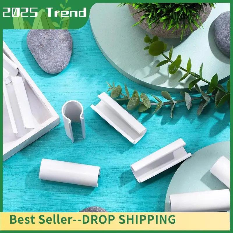 AD33 HOT 32 STKS Snap Klem Wit PVC Voor PVC Pijp Kassen, Rij Covers, Zwembadafdekking Clips, Schuilplaatsen, Vogelbescherming (voor 1/2 Inch