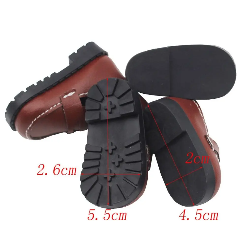 5.5*2.6cm Doll Leather Shoes Clothes Accessories For 20cm Cotton Dolls for EXO Idol Doll Casual Wear Shoes Fashion DIY Doll Toys image 5