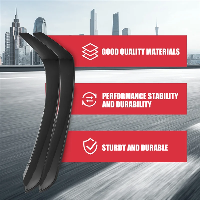 

L39A-Car Front Lower Bumper Side Spaoiler For Mercedes-Benz CLA-Class W117 C117 CLA45 CLA200 CLA220