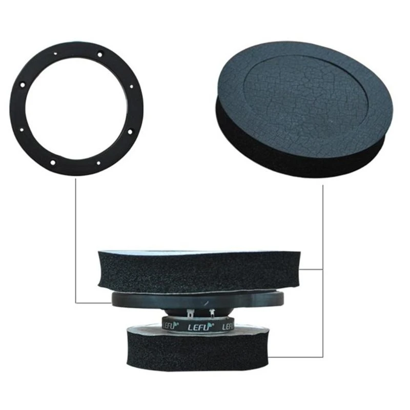 SZCH Sound Insulation SUV Car Universal Speaker Insulation Ring Soundproof Cotton Pad