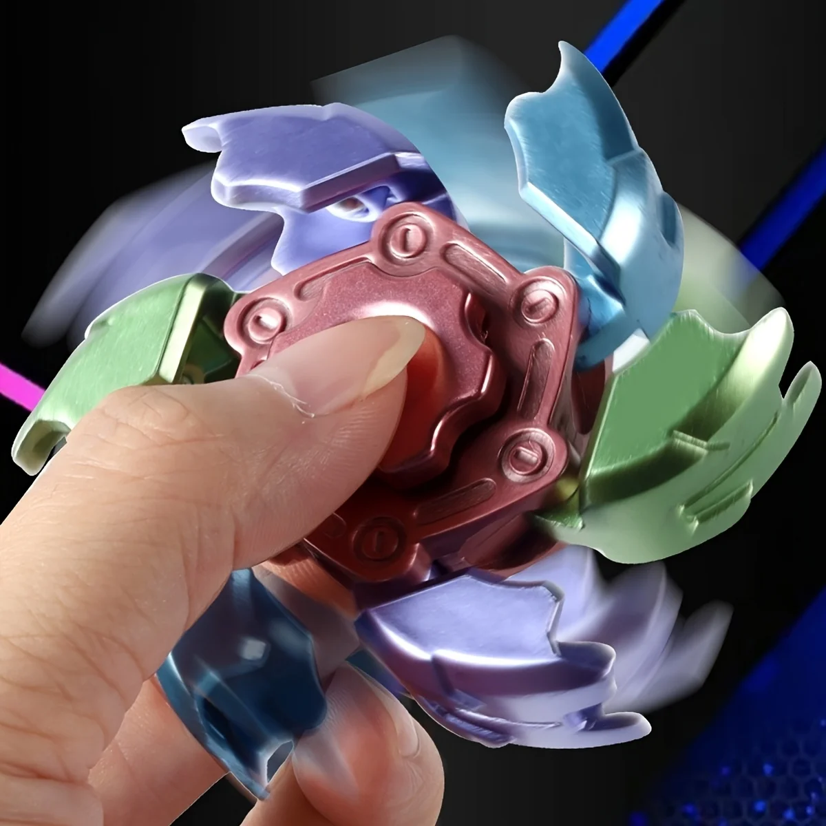 Mecha Transform EDC Fidget Spinner Zabawka Antystresowa Żyroskop dla Osób z ADHD i na Stres i Lęk, Dekompresyjna Dekoracja Pokoju dla Dorosłych