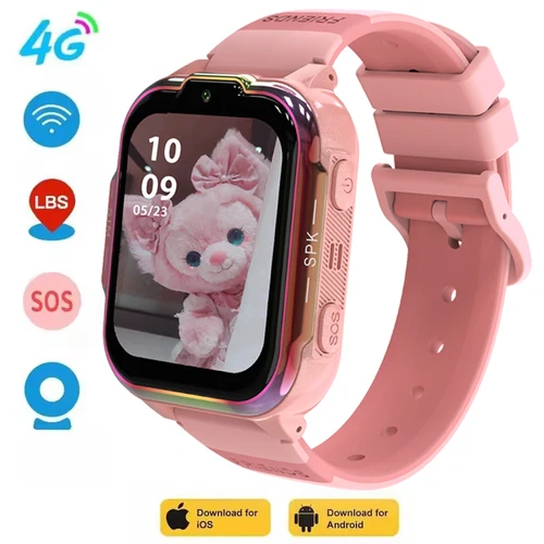 Imagen 1 del producto 2025 nuevo para Xiaomi GPS reloj inteligente para niños 4G Track Video llamada cámara SOS pantalla impermeable ubicación LBS Tracker SmartWatch