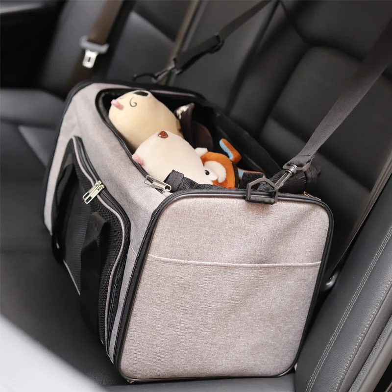 

Pet Outdoors Travel Bag Cats Breathable Shoulder Bags Zipper Kitty Carriers Slings Portable Puppy Large Transportation Handbag