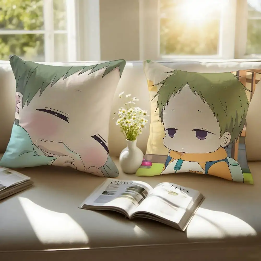 أنيمي K-K-Kotaro كيس وسادة مخصص مطبوعة نحى وسادة الصوف ، الطفل الجلد اللمس ، صديقة للبيئة صبغ التسامي وسادة للمنزل