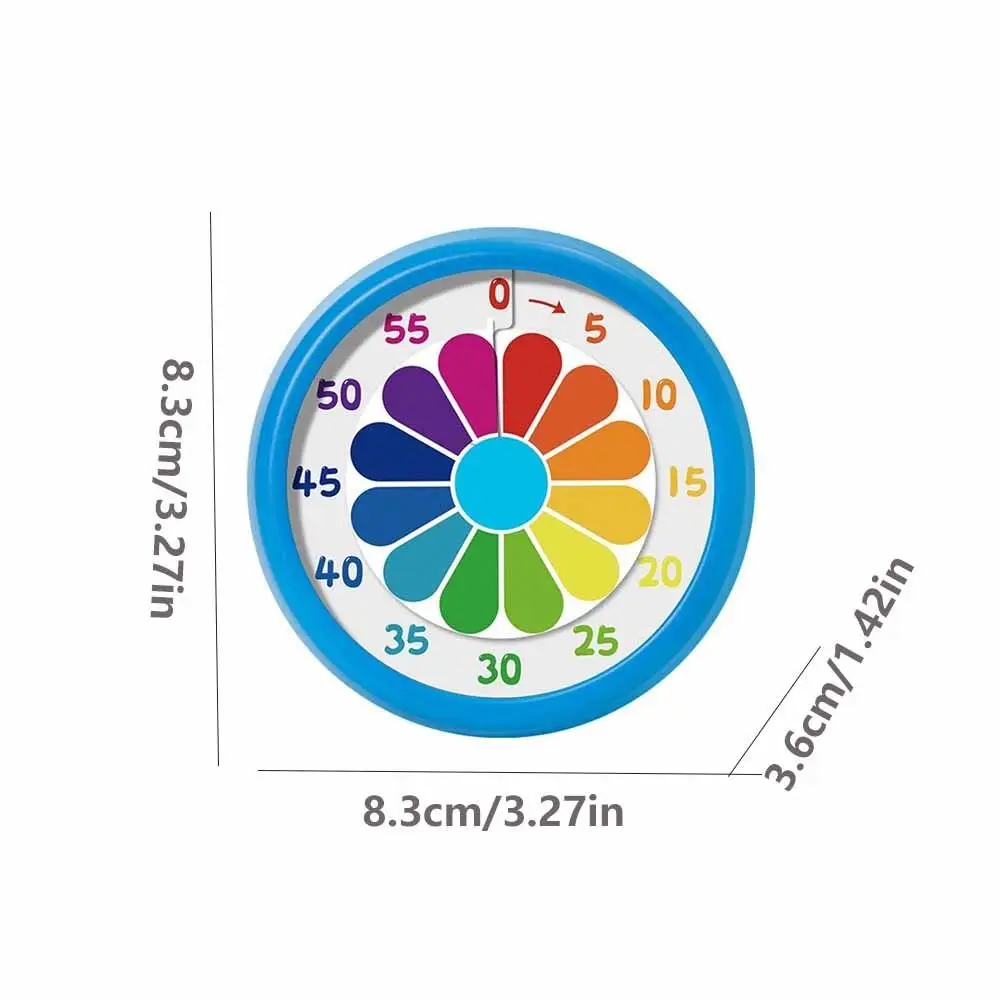 Timer visivo meccanico Conto alla rovescia magnetico da 60 minuti Sveglia Autodisciplina Timer Promemoria Bambini Studio Timer Esercizio