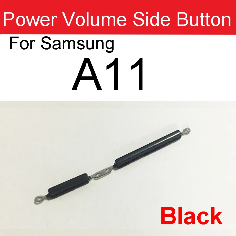 Volume Power Side Buttons For Samsung Galaxy A11 A115 A115F Power On Off Switch Volume Up Down Control Shell Side Keys Repair