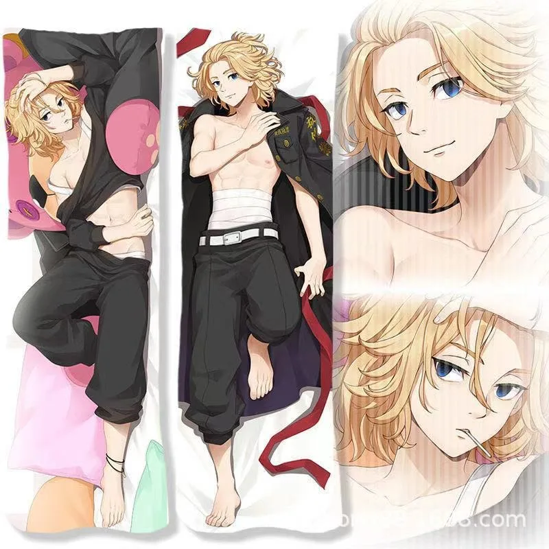 

Tokyo Revengers - Double-sided Print Hugging Body Pillow Case Long Cushion Cover Holiday Birthday Gifts