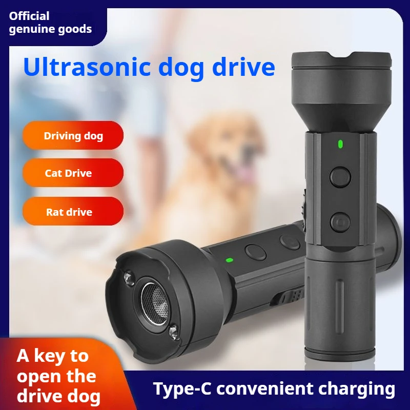 Rechargeable Ultrasonic Dog Bark Control Device - Safe and Effective Deterrent for Excessive Barking - Quiet and Gentle Training