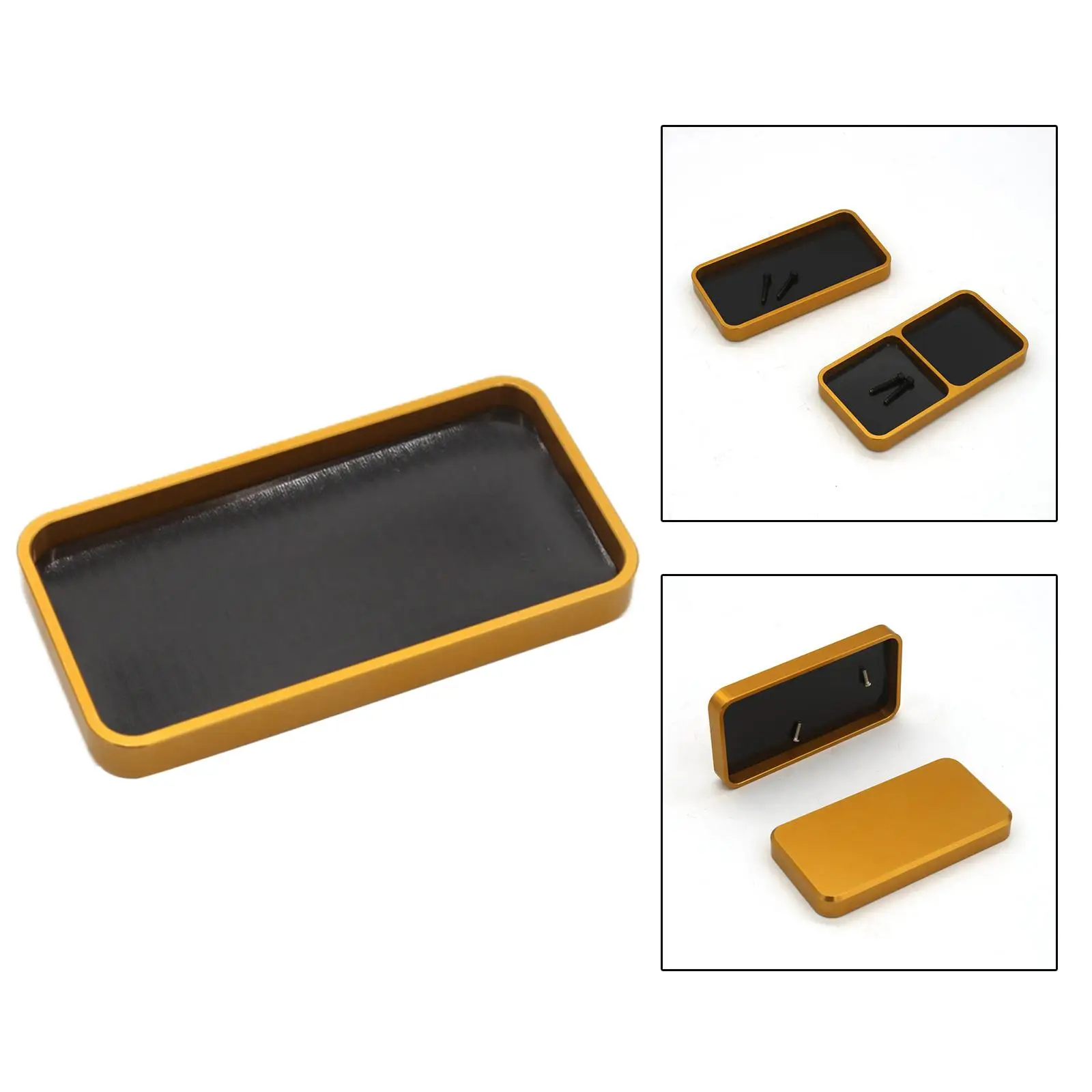 1PC Screw Tray with Magnetic Pad Repair Tools Small Screw Plate Organzier Storage Box Dish Holder Screw Disk for Phone Repair