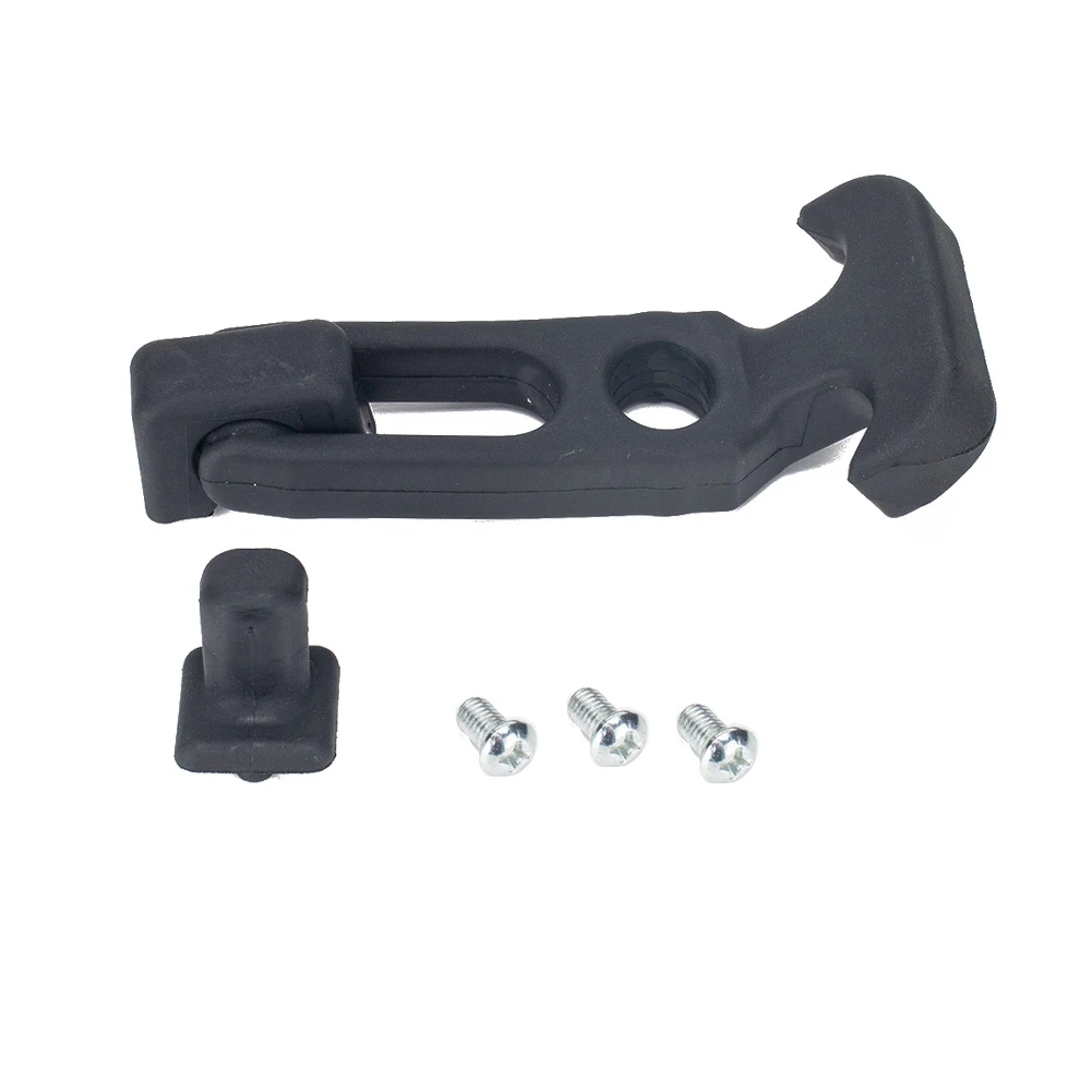 T-Handle Hasp Elastic Rubber Flexible Draw Latch Buckle With Screws Kit Repair parts For RV Tool Box Cooler