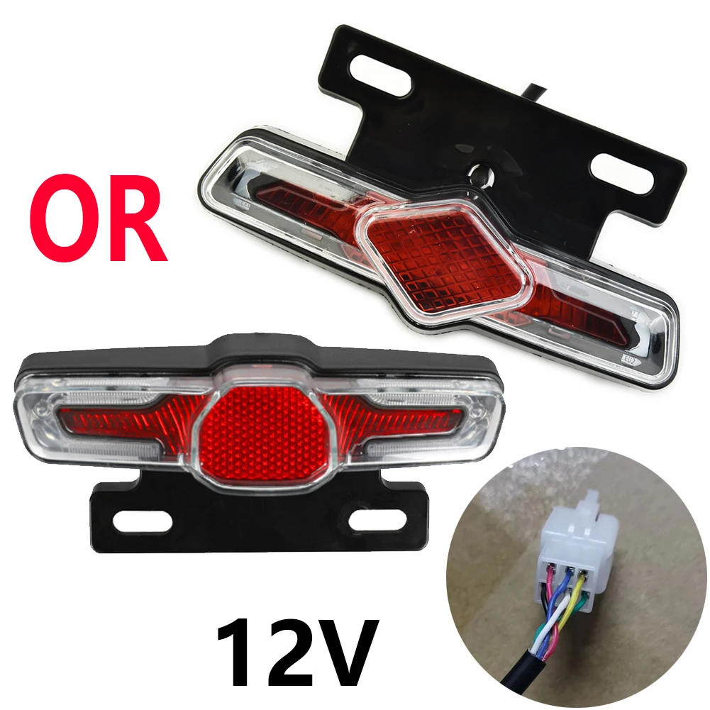 Bicycle Taillight Outdoor Accessories Reliable Replacement ABS Black+Red 145(L)*45（W）*70（H)mm 45cm Cable Length