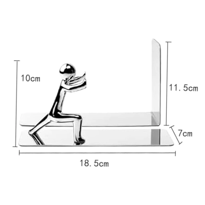 مساند كتب من الحديد الزهر لأدوات التصميمات ، حامل كتب ، نهايات كتب لحمل الكتب ، مساند كتب شديدة التحمل ، زخرفية ، متينة