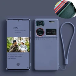 Phone Case For ZTE Nubia Z60 Z70 Ultra Z60ultra Z60SPRO Phone Cover Protective Silicone Soft Case With Screen Protector Film