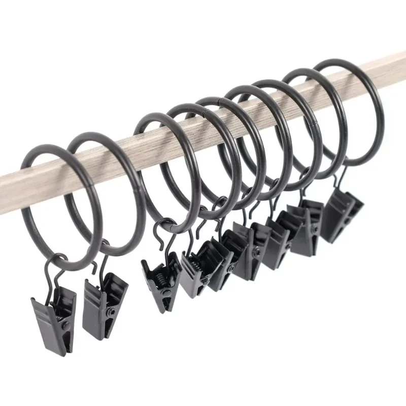 Curtain Clips Set Hanger Hooks Retro Classic Drapes Tie Buckles Home Bedroom Bathroom Decorative Curtain Clips Various Size
