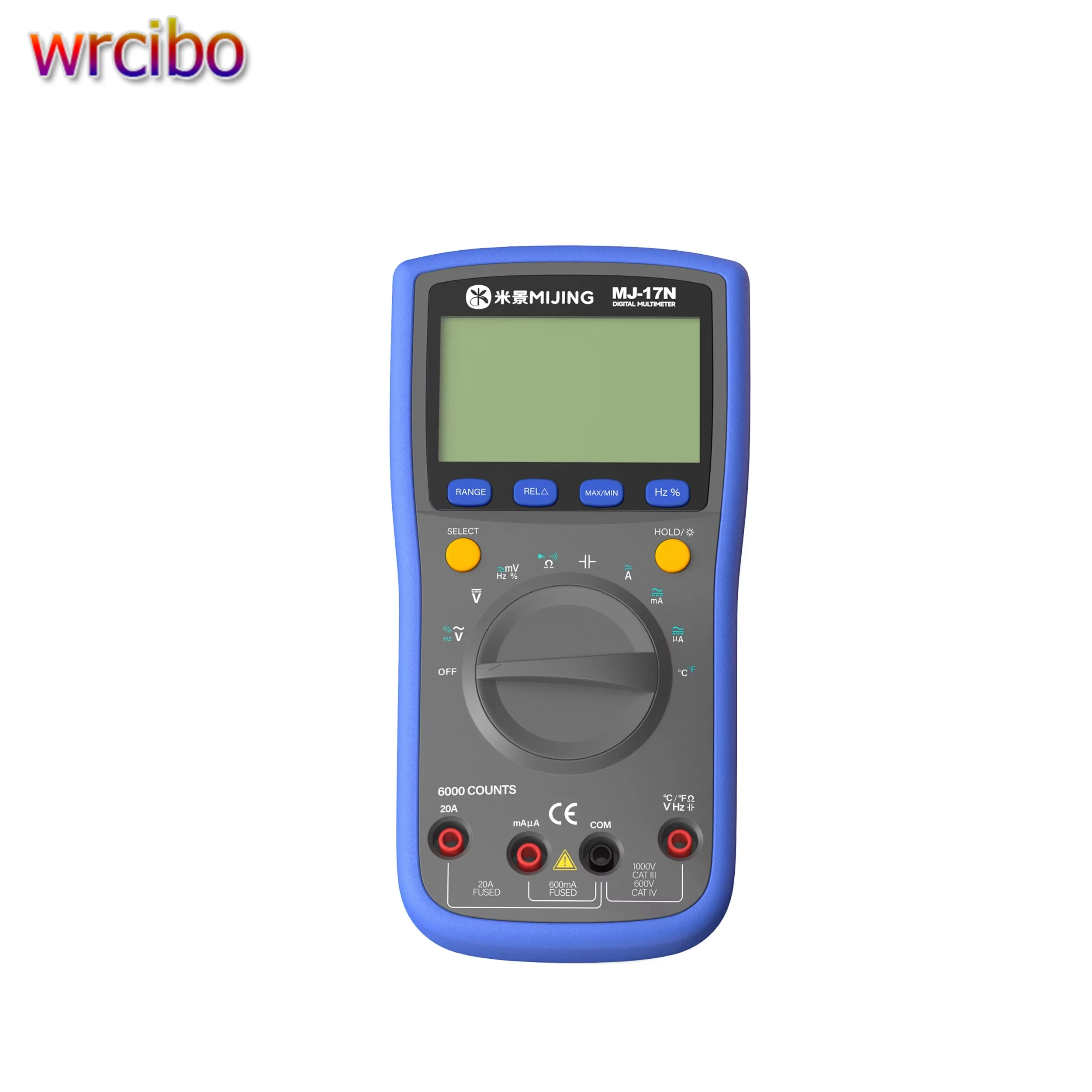 Mijing MJ-17N Fully Automatic Digital Multimeter LCD Display Automatic Recognition Range Tester Test Temperature 20°~1000°C