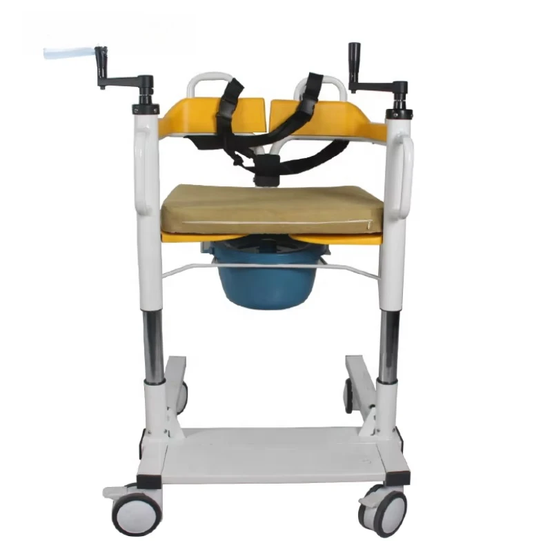 Paralysed Patient Lift Bedridden Elderly Lift Transfer Disabled Mobile Lift with Commode Manual