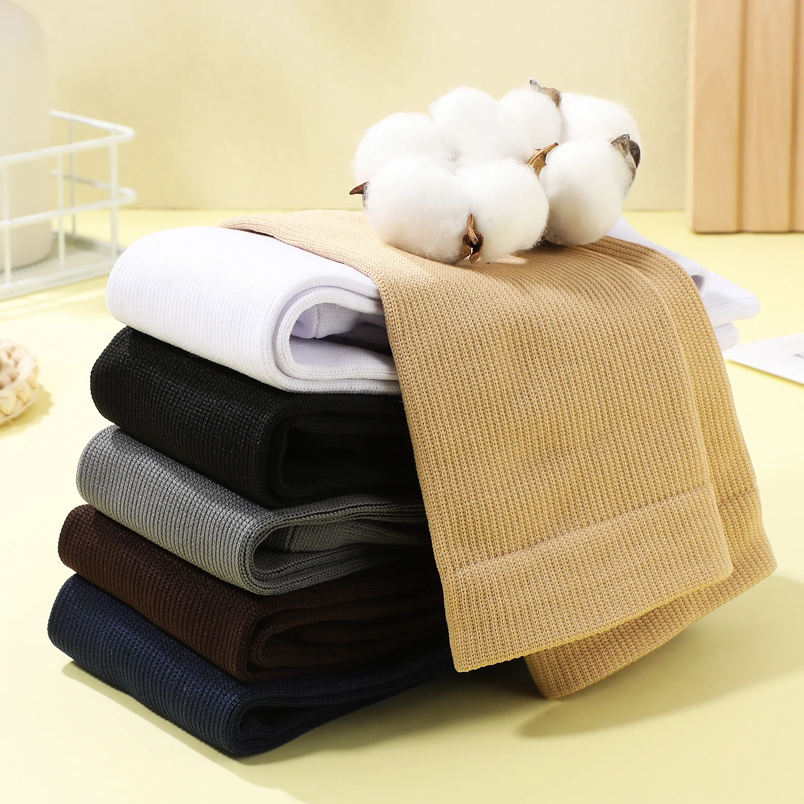 

6Pairs Compression Socks Relief Fatigue Breathable Athletic Stockings for Men Women Knee High Support Socks