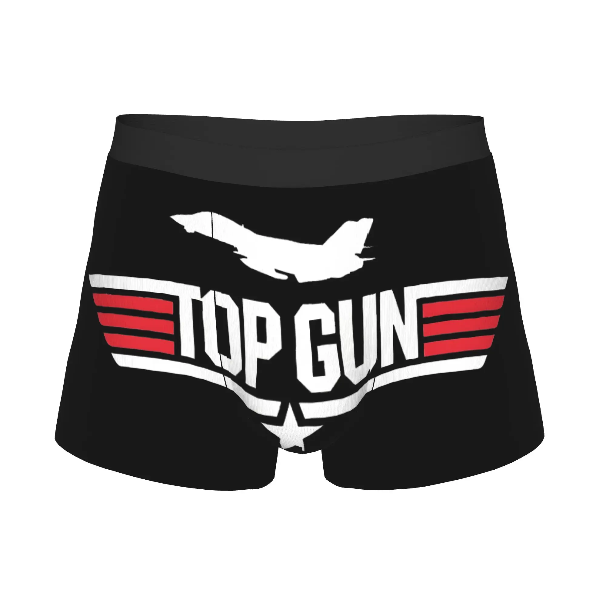 Top Gun Maverick Underwear Men Print Vintage Fighter Jet  Boxer Shorts Panties Briefs Soft Underpants