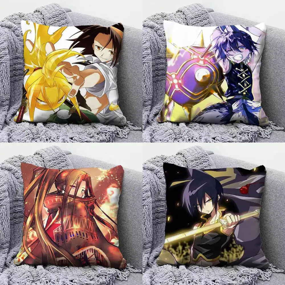 

Manga Shaman King Anime Home Sofa Cushion Covers and Aecorative Custom Pillow Covers