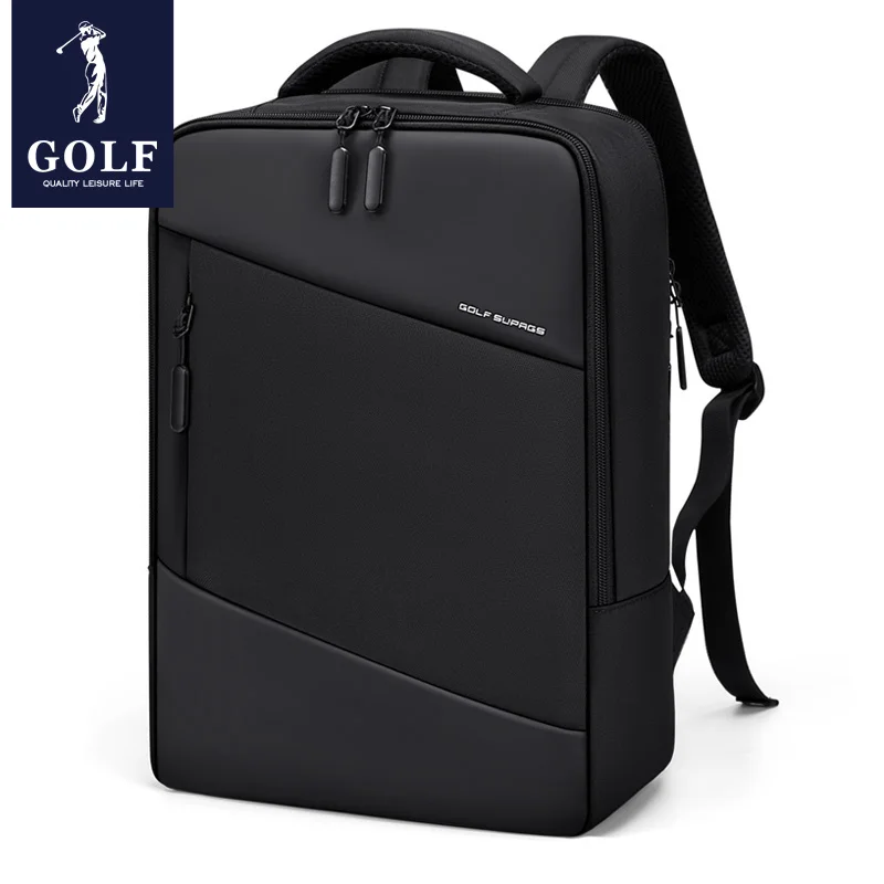 GOLF Business Backpack Men Laptop Backpacks Shockproof 15 6 inches Waterproof Black Elegant Back Pack Multi Pocket Compartment