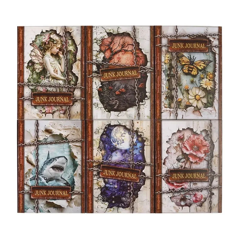 30 قطعة كسر الأوهام الخيال كتيب الكتابة الدفاتر الغابات الجان ديزي جزيرة حزمة سجل القصاصات 170*116 مللي متر المواد ورقة