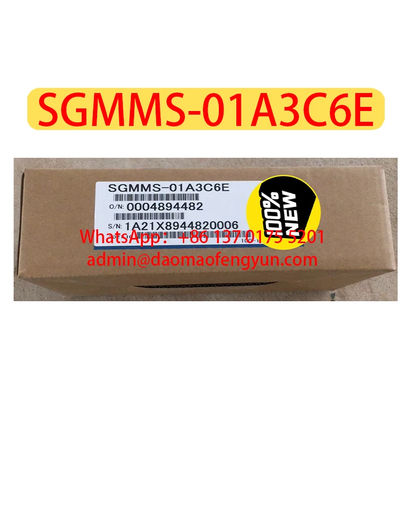 

SGMMS-01A3C6E Brand New Servo Motor SGMMS 01A3C6E，Fast shipping
