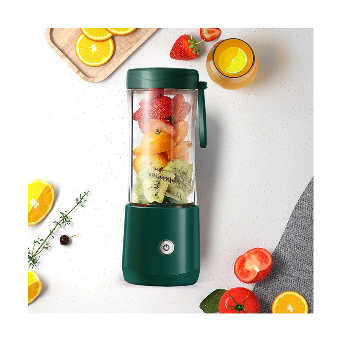 380ML Portable Blender Wireless Mini Juicer USB Electric Blender Fruit Juicer for Fruit and Vegetables Juicer Machine-B