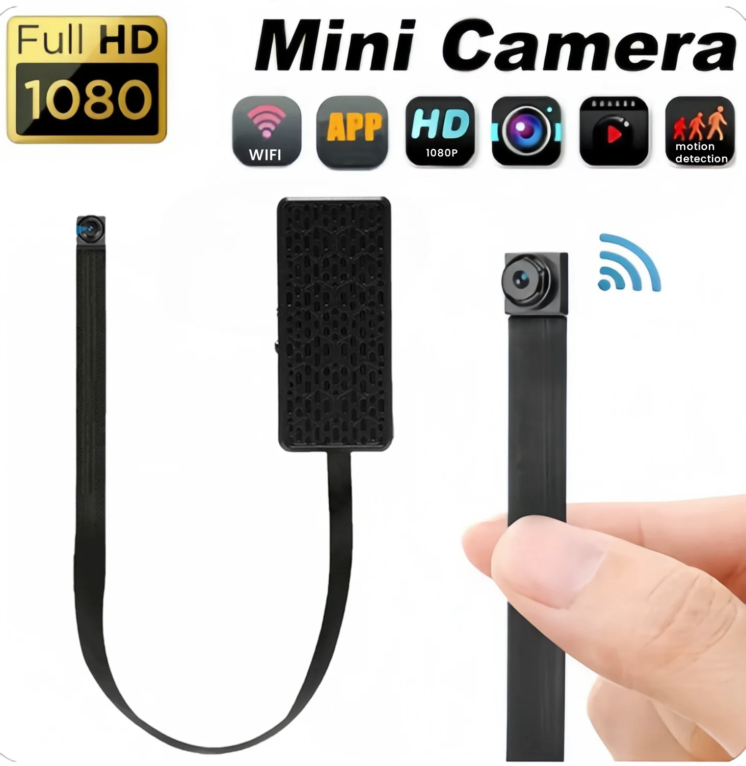 mini camera com deteccao de movimento modulo faca voce mesmo alarme nanny cam visualizacao remota camera em miniatura seguranca domestica e escritorio hd wifi 01