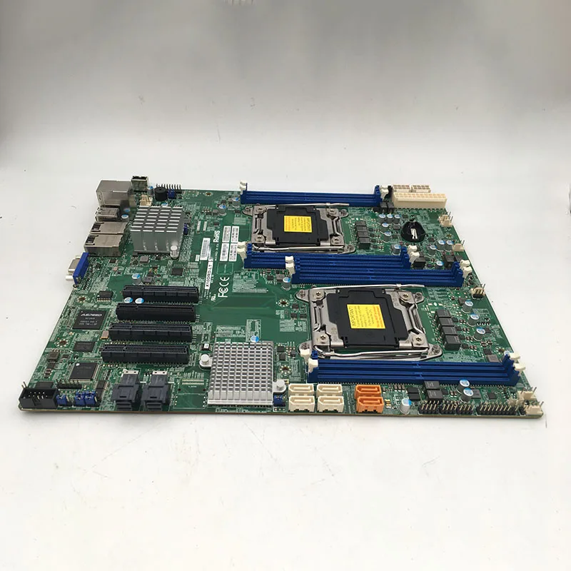 Hot Sale X10DRD-LT Two-way Server E-ATX Motherboard 2011 Support C612 Xeon E5-2600 v3/v4 DDR4 PCI-E 3.0