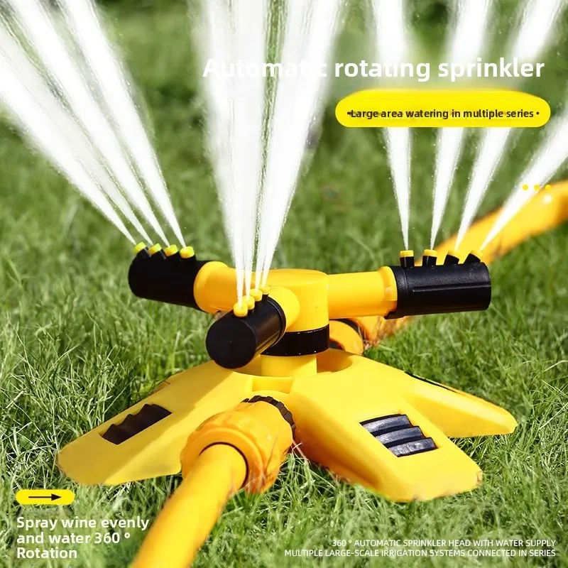 Automatic watering device rotates 360 degrees Fully automatic greening sprinkler head Vegetable garden sprinkler