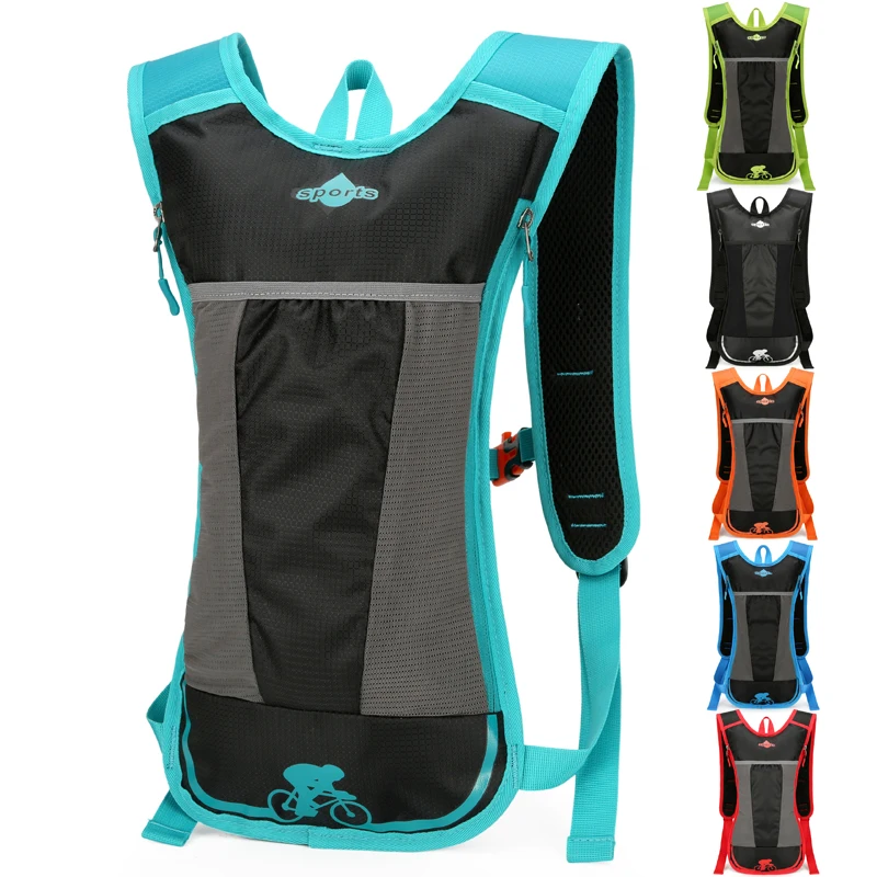 حقيبة ظهر توبوشين للترطيب للمشي لمسافات طويلة وركوب الدراجات والجري، حقيبة ظهر شبكية قابلة للتنفس ومتوافقة مع مثانة المياه في الهواء الطلق #5