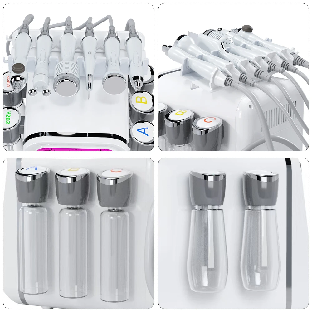 6 in 1 水素酸素小さなバブルマシン洗顔料ハイドロダーマブレーション水酸素スプレー美容機器肌を引き締める