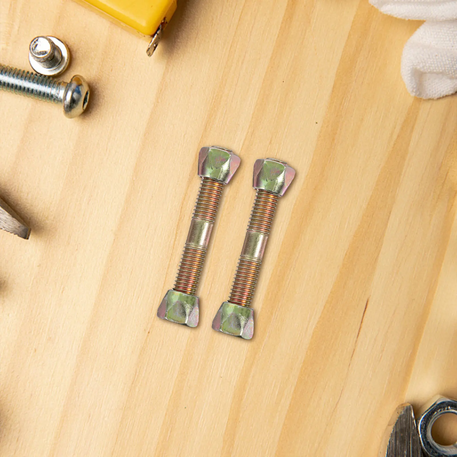 2Pcs Hanging Basket Mounting Screws Heavy Duty Spring Hooks Cradle Chair Rustproof Installation Hardware Cradle Chair Screws view 2