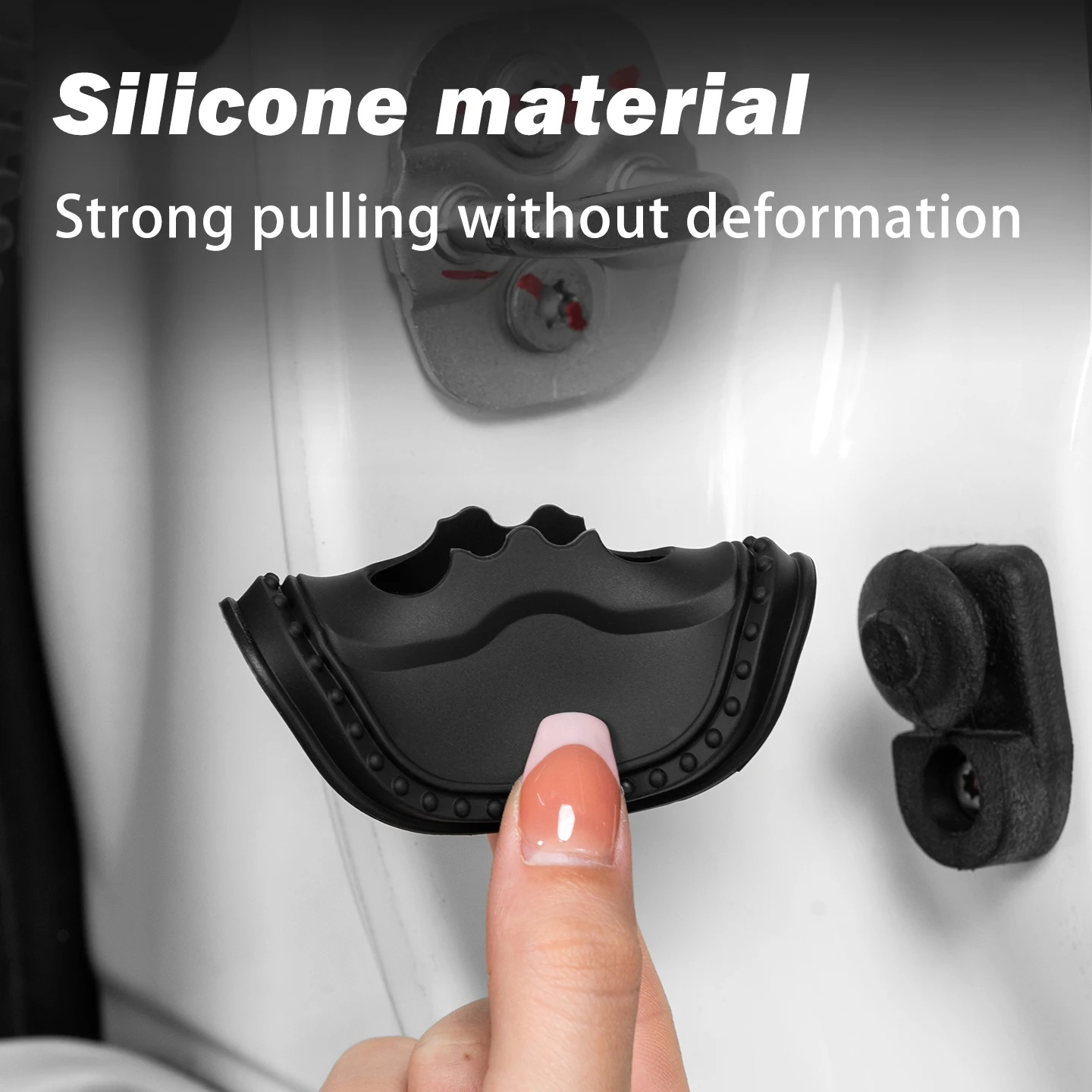 2/4 шт. силиконовый чехол для дверного замка автомобиля, защитный декоративный чехол для Changan Oshan X7 2020-2022