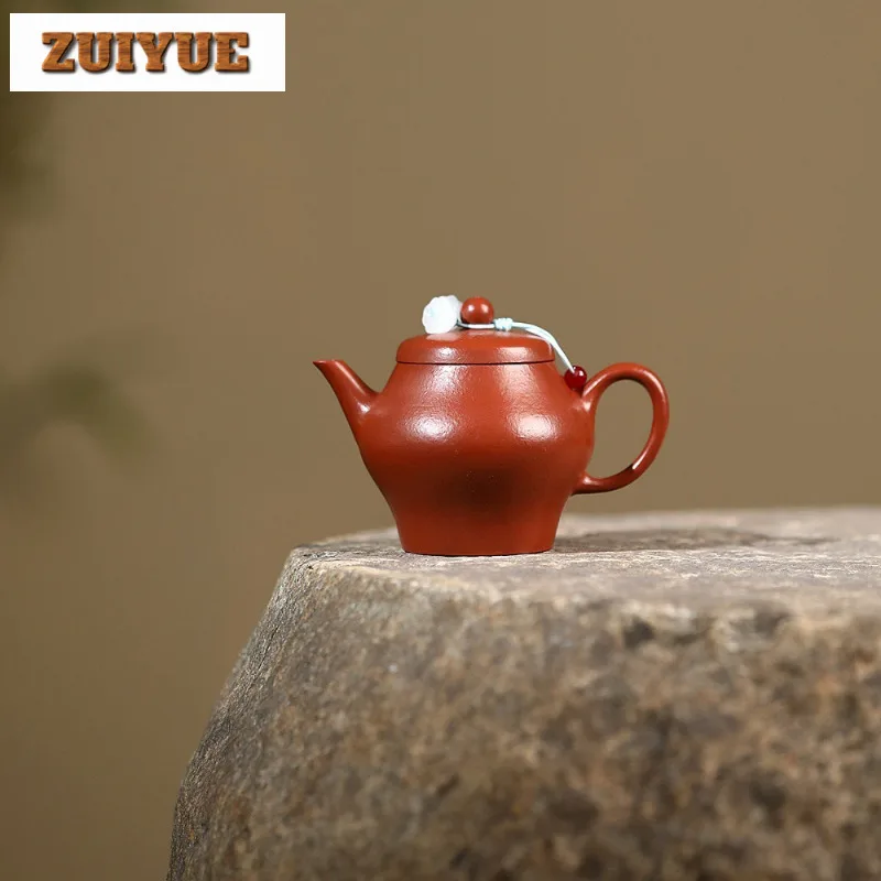 

100ml Traditional Yixing Purple Clay Teapots Handmade Wei Yang Pot Raw Ore Zhu Mud Kettle Chinese Zisha Tea Set Tableware Gift